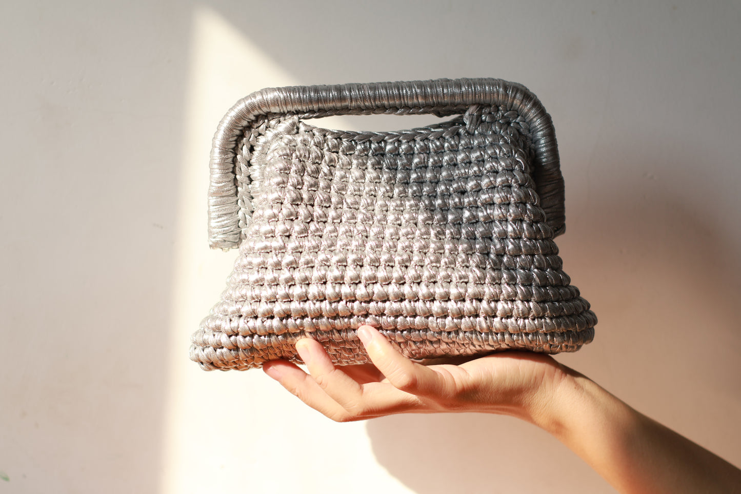 Mini Clutch silver – Aunty