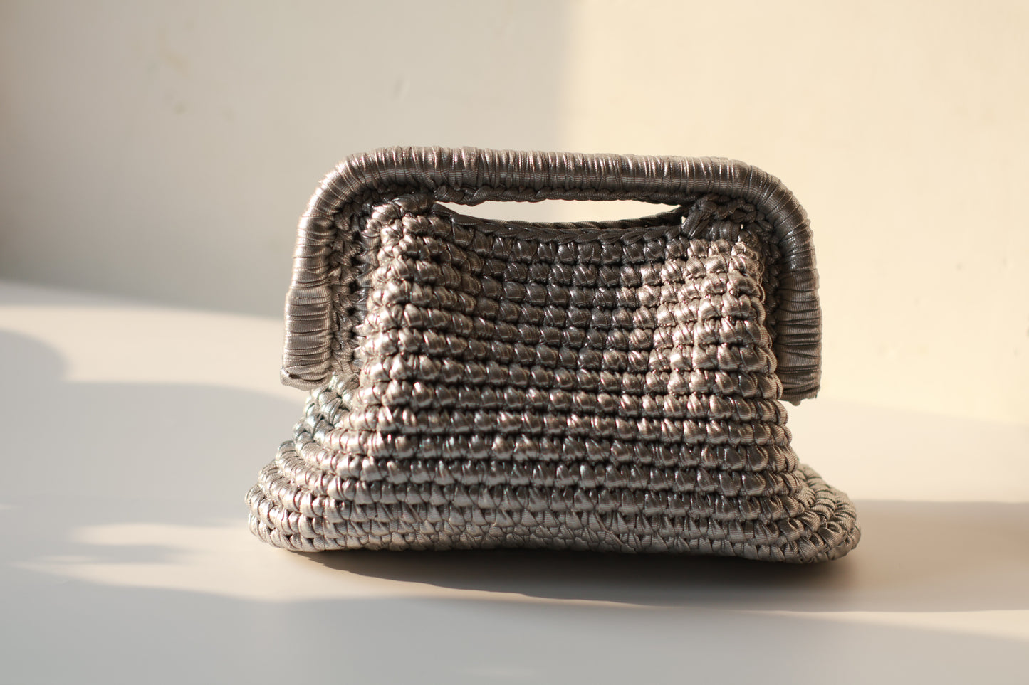 Mini Clutch silver – Aunty